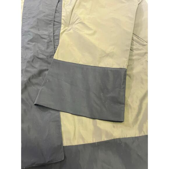 SUN KIM Drape Open Front Tunic Jacket Pockets Olive Green Black USA Size 3X - Picture 4 of 12